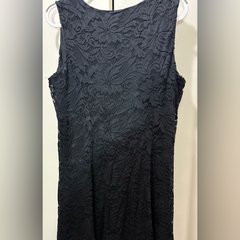 JM Collection Black Midi Dress​ - Picture 2 of 3